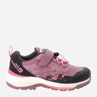 Buty sportowe dziecięce dla dziewczynki na rzepy Jack Wolfskin Villi Hiker Texapore Low K 4056831-2197 37 Różowe (4064993728835) - Buty dla dziewczynek - miniaturka - grafika 1