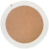 Dywany - Dywan okrągły Dona 100 cm brązowo-biały - miniaturka - grafika 1