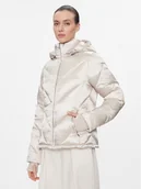Kurtki damskie - Calvin Klein Kurtka zimowa K20K207068 Biały Regular Fit - miniaturka - grafika 1