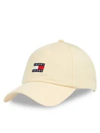 Czapki i chusty sportowe męskie - Tommy Jeans Czapka z daszkiem Tjw Heritage Core 5 Panel Cap AW0AW16991 Żółty - miniaturka - grafika 1
