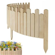 Ogrodzenia - Floranica PŁOTEK OGRODOWY drewniany, elastyczny, obrzeże rabatek, palisada 200 x 30 cm Nieimpregnowany - miniaturka - grafika 1