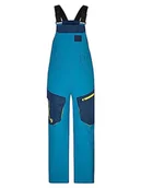 Spodnie narciarskie - Ziener Chłopięce AKANDO-BIB spodnie narciarskie, spodnie śniegowe, wodoodporne, ciepłe, na szelkach, Teal Crystal, 164 - miniaturka - grafika 1