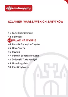 Pałac na wyspie w Łazienkach. Szlakiem warszawskich zabytków - E-booki - przewodniki - miniaturka - grafika 1