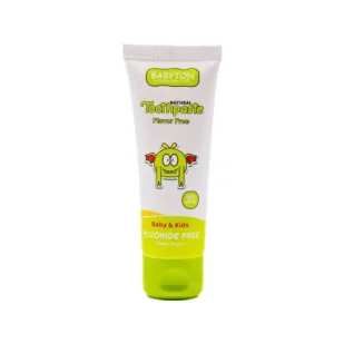 Babyton Naturalna pasta do zębów dla dzieci bezsmakowa bez fluoru, 6m+ 50 g - Pasty do zębów - miniaturka - grafika 1