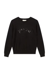 Michael Kors sweter dziecięcy kolor czarny lekki - Swetry dla dziewczynek - miniaturka - grafika 1