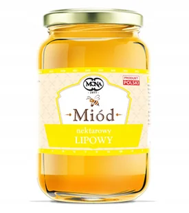 Miód nektarowy lipowy naturalny 1,2kg MONA 1200g - Miód - miniaturka - grafika 1