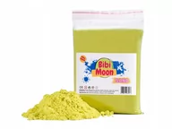 Masy plastyczne - Bibimoon Piasek Kinetyczny 1Kg Woreczek Żółty - miniaturka - grafika 1