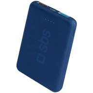 Powerbanki - SBS TEBB5000POCB 5000mAh Niebieski - miniaturka - grafika 1