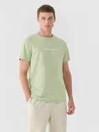 Koszulki sportowe męskie - Męski t-shirt z nadrukiem 4F 4FRAW24TTSHM2579 - zielony - miniaturka - grafika 1