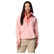 Bluzy sportowe damskie - Bluza damska Columbia Sequoia Grove™ Full Zip Fleece Rozmiar: S / Kolor: jasnoróżowy - miniaturka - grafika 1