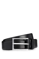 Paski - BOSS Męski pasek CED-D_Sz30 Belt, Black1, 110 - miniaturka - grafika 1