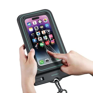 USAMS Etui wodoodporne 6.7" IP68 czarny/black FSD1301 (US-YD013) - Etui i futerały do telefonów - miniaturka - grafika 6