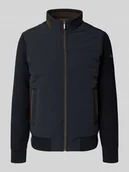 Swetry męskie - Kurtka hybrydowa ze stójką - miniaturka - grafika 1