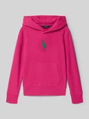 Bluzy dla dziewczynek - Bluza z kapturem o kroju regular fit z mieszanki bawełny - miniaturka - grafika 1