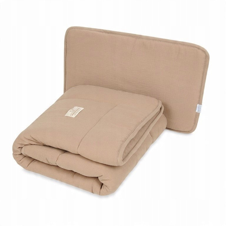KOŁDERKA i PODUSZKA 135x100+40x60 MUSLIN