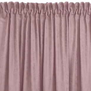 Zasłona MILANA kolor różowy styl klasyczny taśma smok transparentna 5 cm z grzywką 3 cm szenila 140x245 homede - CURT/HOM/MILANA - Zasłony - miniaturka - grafika 1
