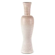 Wazony i flakony - Wazon Ceramiczny Wysoki Edna 19X19X71 Kremowy - miniaturka - grafika 1
