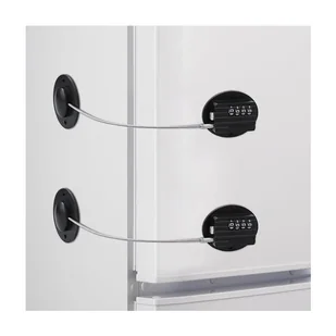 Zestaw 2 blokad bezpieczeństwa okien dla dzieci, blokada zabezpieczająca okna dla dzieci, blokada lodówki z kodem, mocna blokada lodówki z klejem - Zawiasy, okucia i inne akcesoria Zestaw 2 blokad bezpieczeństwa okien dla dzieci, blokada zabezpieczająca okna dla dzieci, blokada lodówki z kodem, mocna blokada lodówki z klejem - Zawiasy, okucia i inne akcesoria - miniaturka - grafika 1