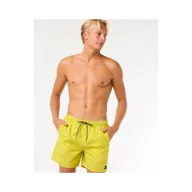 Kąpielówki męskie - Spodenki surfingowe męskie Rip Curl Easy Living Volley Żółty - miniaturka - grafika 1