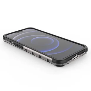 Honeycomb etui pancerny pokrowiec z żelową ramką iPhone 13 Pro niebieski - Etui i futerały do telefonów - miniaturka - grafika 12
