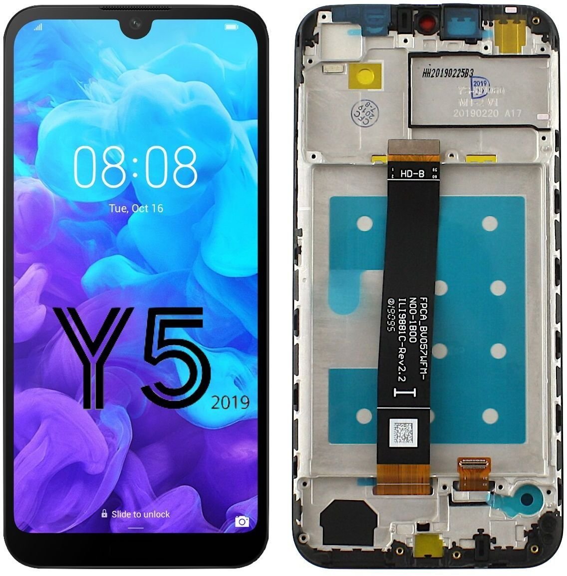 WYŚWIETLACZ LCD EKRAN DOTYK Huawei Y5 2019 + RAMKA
