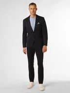 Garnitury - Finshley & Harding London Męski garnitur Mężczyźni Slim Fit wiskoza niebieski marmurkowy, 42 - miniaturka - grafika 1