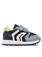 Buty dla chłopców - Geox Sneakersy B Alben Boy B453CA 02214 CE4F4 M Niebieski - miniaturka - grafika 1