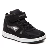 Buty dla chłopców - Sneakersy KangaRoos Kalley II EV 18804 000 5003 S Jet Black/Steel Grey - miniaturka - grafika 1