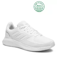 Buty sportowe damskie - Adidas BUTY MŁODZIEŻOWE RUNFALCON 2.0 BIAŁE FY9496 - miniaturka - grafika 1