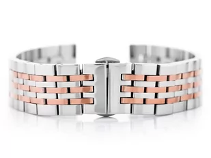 Bransoleta Pacific Model 4 srebrno róż.złota 22mm - Bransolety męskie - miniaturka - grafika 1