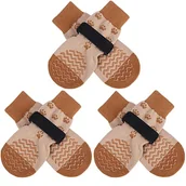 Skarpetki dla dzieci - EXPAWLORER Antypoślizgowe skarpety dla psów – dwustronne skarpety dla psów z uchwytami duże pokrycie, zatrzymaj lizanie rannych łap, miękkie ochraniacze łap, skarpety do podłóg z twardego drewna do - miniaturka - grafika 1