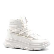 Sneakersy damskie - Białe ocieplone sneakersy BIG STAR BSII274463 - Neścior - miniaturka - grafika 1