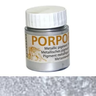 Porporina Pigment Metaliczny Srebro 8G. Renesans - Farby i media malarskie - miniaturka - grafika 1