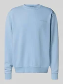 Bluzy męskie - Bluza z naszywką z logo i okrągłym dekoltem - miniaturka - grafika 1