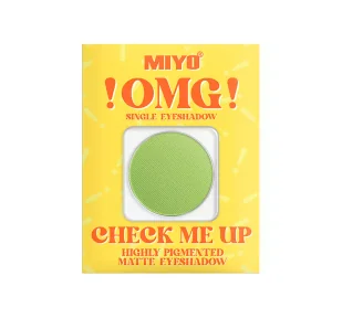 MIYO - !OMG! - Check Me Up - Highly Pigmented Matte Eyeshadow - Magnetyczny cień do powiek - Matowy - 1,3 g - 09 ALIEN - Cienie do powiek - miniaturka - grafika 1