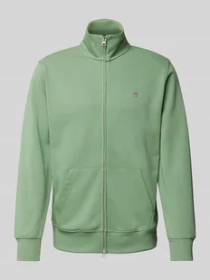 Bluza rozpinana o kroju regular fit z wyhaftowanym logo - Koszulki męskie - miniaturka - grafika 1