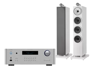 Rotel RA-1592 MkII (srebrny) + 702 S3 (biały) - Zestawy stereo - miniaturka - grafika 1
