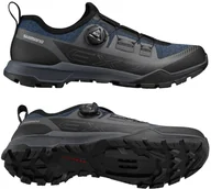 Buty rowerowe - Buty rowerowe Shimano SH-EX700, BOA, ciemny niebieski, 45 - miniaturka - grafika 1