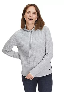 Betty & Co Dover damski sweter z dzianiny, krótki rękaw 1/1, Light Silver Melange, 40 - Swetry damskie - miniaturka - grafika 1