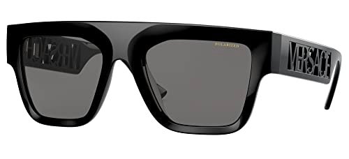 Versace Okulary przeciwsłoneczne ROCK ICONS VE 4430U Black/Dark Grey 53/20/140 męskie