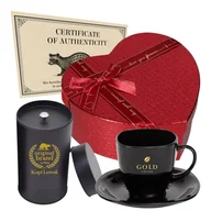 Zestawy upominkowe - Kawa Kopi Luwak + filiżanka w pudełku o kształcie serca - Kawa na prezent. - miniaturka - grafika 1