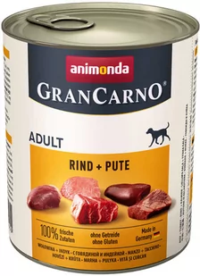 Animonda Grancarno Adult Rind Pute Wołowina + Indyk 800G - Mokra karma dla psów - miniaturka - grafika 1