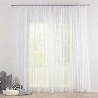 Firany - Firana woalowa na taśmie, biały/ołowianka, Soft Veil - miniaturka - grafika 1