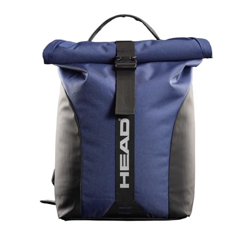 HEAD Plecak szkolny Uniwersytetu Pracy, Kobiety Mężczyźni Wodoodporny Poliester, Nadaje się jako plecak turystyczny i turystyczny 18 l, ergonomiczny zwijany 43 x 26 x 15, wyściełany plecak na laptopa,