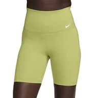 Spodnie sportowe damskie - Spodenki Nike Dri-FIT One DV9022-237 - zielone - miniaturka - grafika 1