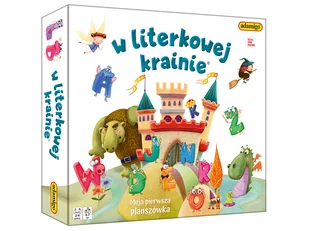 Adamigo moja pierwsza planszówka W literkowej krainie - Gry planszowe - miniaturka - grafika 1