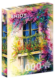 Puzzle, Kwiaty na balkonie, 1000 el. - Puzzle - miniaturka - grafika 1