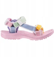 Buty dla dziewczynek - Martes Dziecięce sandały Martes essentials NEMIS JRG pink/blue/green/yellow rozmiar 31 - miniaturka - grafika 1