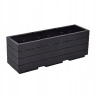 Donice - 41888 Osłonka do skrzynki balkonowej 60 x 18 x 22 cm grafitowa OŁER - miniaturka - grafika 1