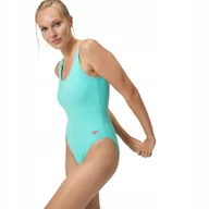 Stroje kąpielowe dla dziewczynek - Strój kąpielowy jednoczęściowy damski na basen Speedo Belted rozmiar D42 - miniaturka - grafika 1